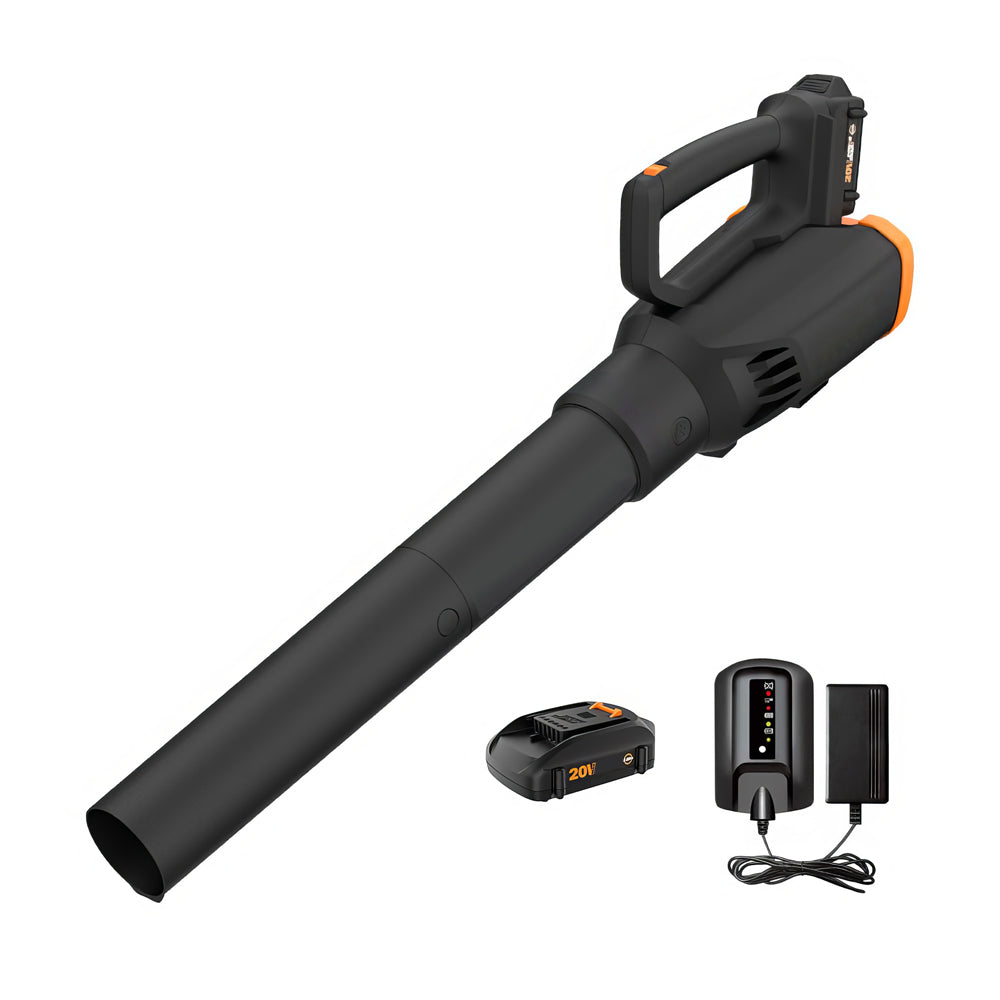 WG547 20V Cordless Leaf Blower, 2-Speed, Battery Included