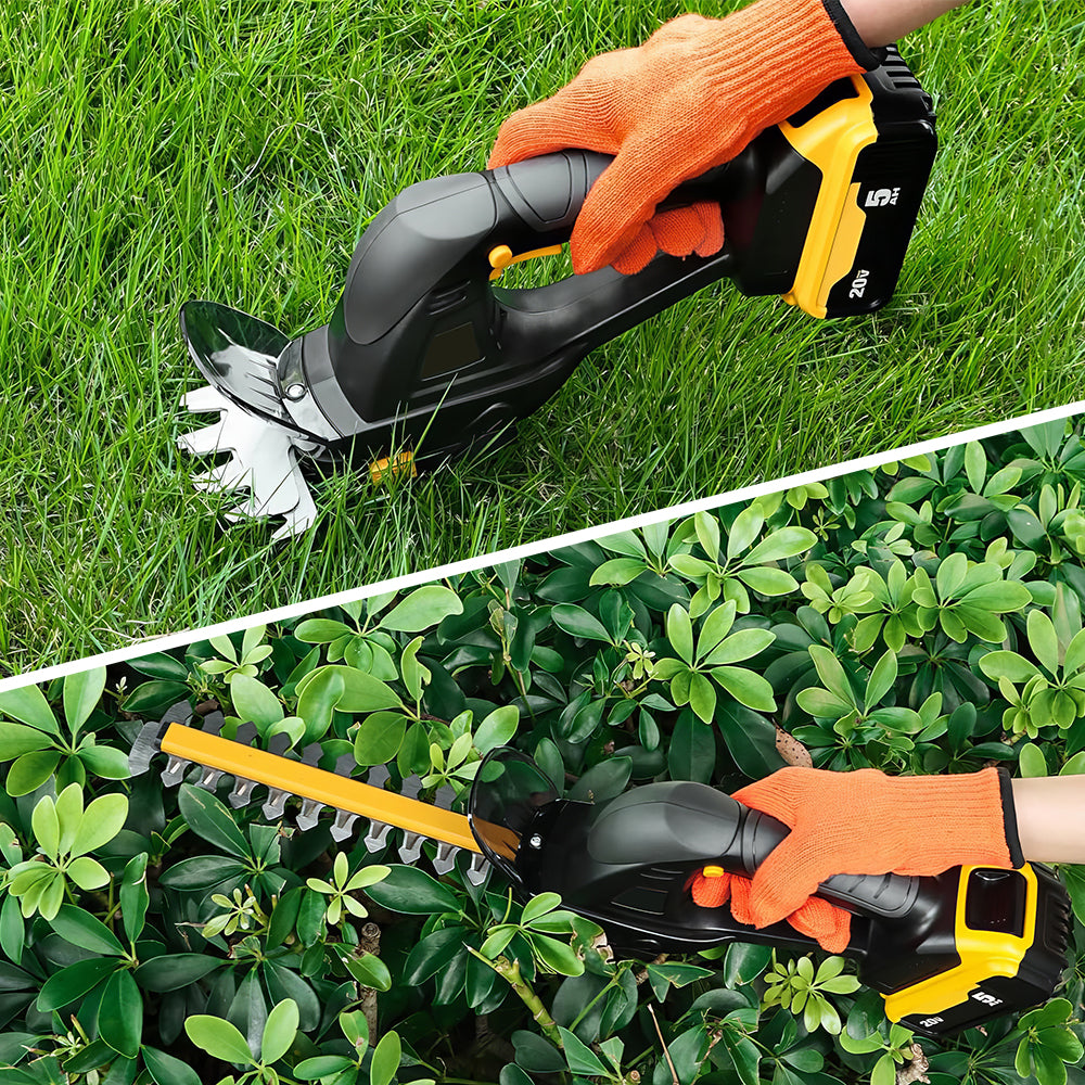 20V MAX 2-in-1 Hedge & Grass Trimmer | 8" & 4.7" Blades