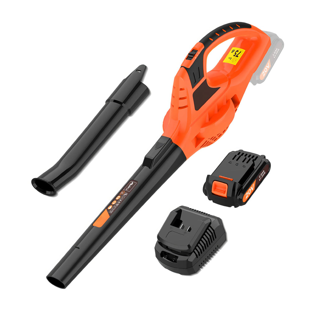 21V Cordless Leaf Blower w/ Battery & Charger | 150MPH 210CFM | Lightweight